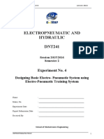 Electropneumatic and Hydraulic DNT241: Experiment No. 4