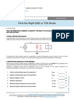 Technical Notes - Find The Right ESD or TVS Diode