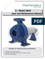 ABCD PUMPS - Model 2020: User and Maintenance Manual