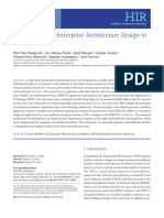 Healthcare Enterprise Architecture Design in Indonesia - HIR