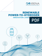 IRENA Power To Hydrogen Innovation 2019