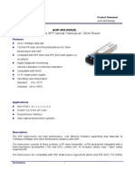 155Mbps SFP Optical Transceiver, 20km Reach: AOP-303-R20 (D)