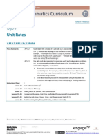 Mathematics Curriculum: Unit Rates