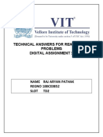 Technical Answers For Real World Problems Digital Assignment 2