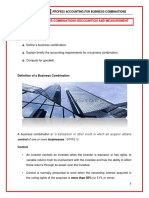 Profe03 - Chapter 1 Business Combinations Recognition and Measurement