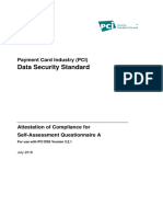 Data Security Standard: Payment Card Industry (PCI)