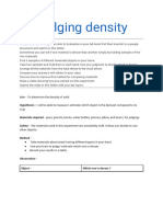 Activity 9.1 Judging Density