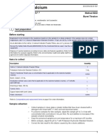 Hardness, Calcium: Titration Method With Edta Method 8222 0-25,000 MG/L As Caco Buret Titration