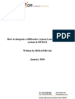 How To Integrate A Diffractive Axicon Lens Into An Optical System in ZEMAX