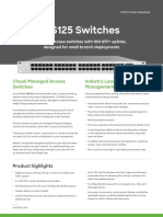 MS125 Switches: Cloud-Managed Access Switches Industry Leading Cloud Management