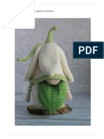 Spring Snowdrop Gnome Pattern