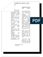 Wireless Communication and Newtworks: Introduction To Wi-Fi Mesh Networks