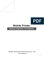 2"mobile Printer-Setting Integration Tool Manual (RT V1.1)