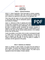 DOJ Circular 98, Chapter 3, Rule 1-10: Mediation RULE 1 - General Provisions