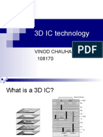 3D IC Technology: Vinod Chauhan 108170