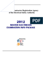 Fdocuments - in Master Electrician Examination Info Package A What Is A Master Electrician