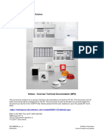 Building Technologies Division: Sinteso - Overview Technical Documentation (MP6)