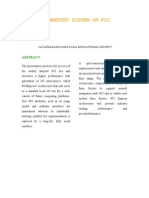 Embedded System On Pci: Abstract