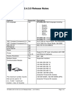 VP-25Wx OS V.2.4.3.0 Release Notes: Key Features