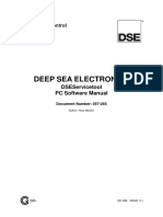 Deep Sea Electronics: Dseservicetool PC Software Manual