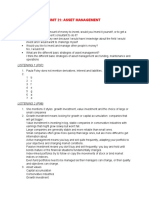 Unit 21: Asset Management: Lead in (P97)