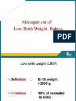 Management of LBW Babies