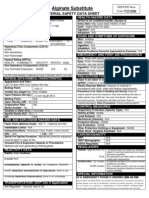 Defend Alginate Substitute - Mint MSDS 1-1-2011