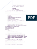 Outline in Political Law