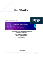 Proposal For SD-WAN: Prepared By: RNS Solutions Pte LTD