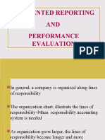 Segmented Reporting AND Performance Evaluation