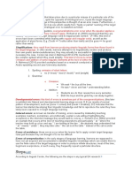 Intralingual Error Is An Error That Takes Place Due To A Particular Misuse of A Particular Rule of The Target Language