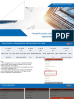 Network Node Configuration Code After Replacement of Each Module