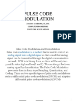 Pulse Code Modulation: Zakaria Sembiring, ST.,MSC Computer Engineering Politeknik Negeri Medan