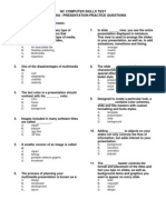 Multimedia Multiple Choice Quiz