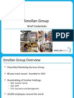 Smollan Group - Brief Credentials