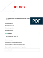 BIOLOGY MCQs