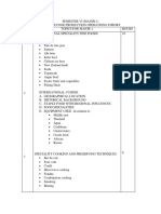 Syllabus BSC HHA Semester 6 Specialization