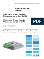 WEG cfw500 Ccan Canopen Communication Module 10001037912 Installation Guide English