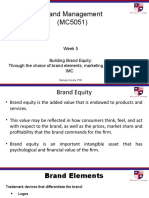 Lecture 5 - Building Brand Equity