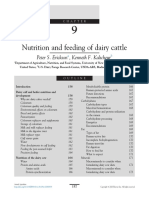 Nutrition and Feeding of Dairy Cattle