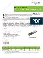 TX 1330nm RX 1270nm / 60km / 10× Gigabit Ethernet: SPB3206010xD - SFP+ Single Fibre