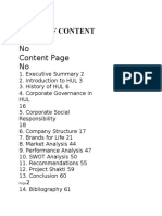 Table of Content: S. No Content Page No