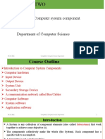 Introduction To Computer System Component: 05/13/2021 Compiled by Computer Science Department 1