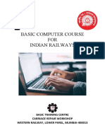 Computer Course For Indian Railways Mechanical/Electrical Department