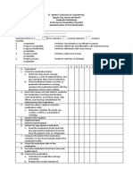 St. Mary'S College of Tagum Inc. Tagum City, Davao Del Norte Nursing Program Performance Evaluation Checklist Administration of Oral Medication