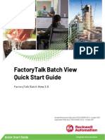 Factorytalk Batch View Quick Start Guide