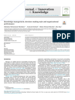 Leveraging Innovation Knowledge Management To Create Positional Advantage in Agricultural Value Chains