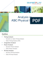 Analysis in ASIC Physical Design