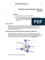 Week7Advanced Materials Electronic Materials