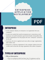 Enterprise Application Development